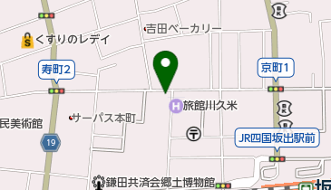生駒文具店の地図画像