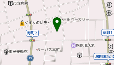 久保勝理容店の地図画像