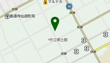 ありまお好み焼き店の地図画像