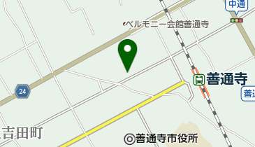 森クリーニング店の地図画像