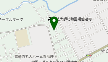 青葉工業株式会社善通寺支店の地図画像