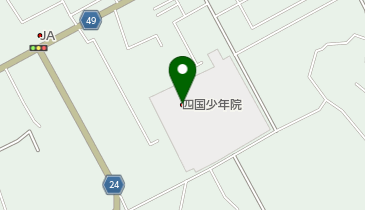 四国少年院の地図画像