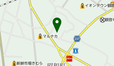 有限会社毛利商店の地図画像