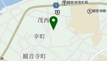 観音寺市 東公民館の地図画像