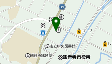 観音寺囲碁会館の地図画像