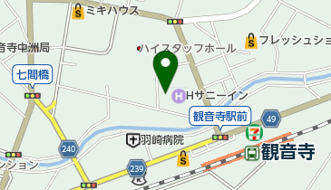 小田物療接骨院の地図画像