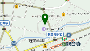 田中呉服店の地図画像