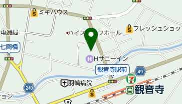 香川証券株式会社 観音寺支店の地図画像