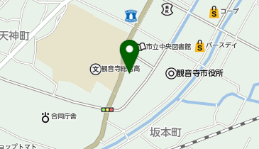 ピザ・ロイヤルハット観音寺店の地図画像