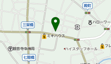 田中時計店の地図画像