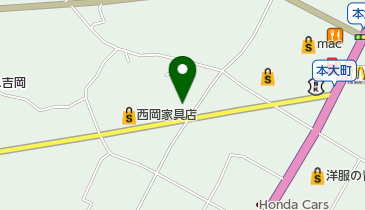 有限会社中央塗料の地図画像