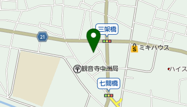 和光メガネの地図画像