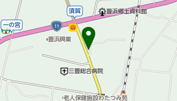ひまわり調剤薬局三豊の地図画像