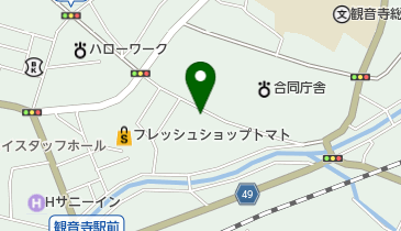 大塚理容店の地図画像