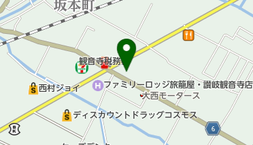 谷理容所の地図画像