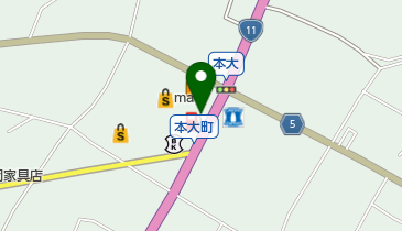 ラッキー理容観音寺店の地図画像
