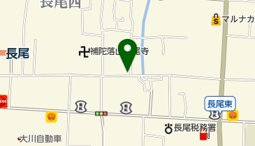 山本ガラス店の地図画像