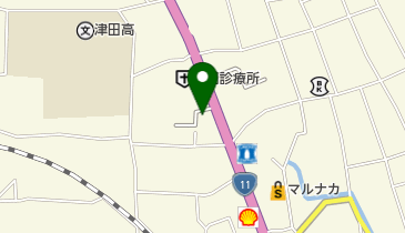 有限会社丸山ガス・デンキ店の地図画像