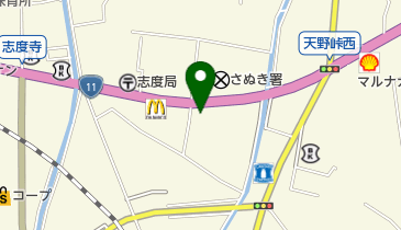 極真会館桑島道場東讃本部志度道場の地図画像