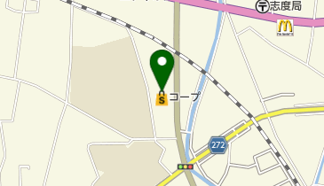 株式会社白洋舎コープ志度店の地図画像