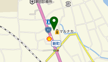 東宝グループ ワンナワードライ東宝 マルナカ津田店の地図画像