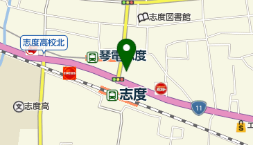 渡辺自転車店の地図画像