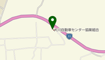大川自動車センター(協業組合)の地図画像