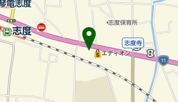 志度モータースの地図画像