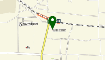 造田児童館の地図画像