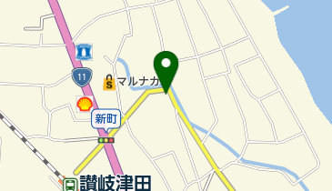 風呂食料品店の地図画像