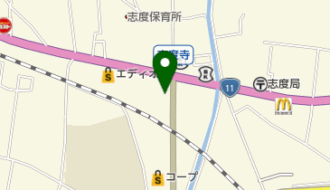髪ふーせんの地図画像