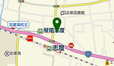 レモン美容室の地図画像