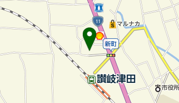 香川県 東讃県民センターの地図画像