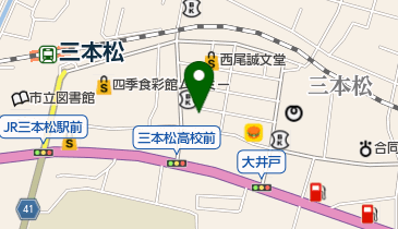 高見洋裁用品店の地図画像