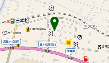 ハリカ香川三本松店の地図画像