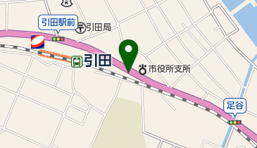 本家かまどや引田店の地図画像