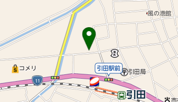 理容まついの地図画像