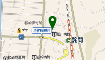 大倉マッサージ治療院の地図画像
