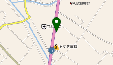 和光メガネの地図画像