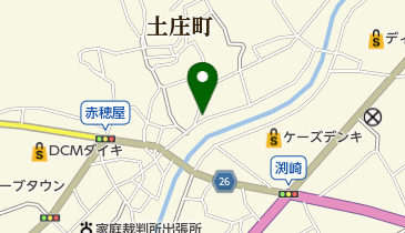 岡井理容店の地図画像