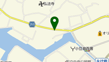 東橋本理容店の地図画像