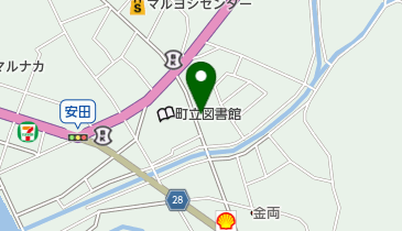 山神精肉店の地図画像