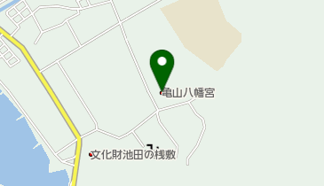 亀山八幡宮の地図画像