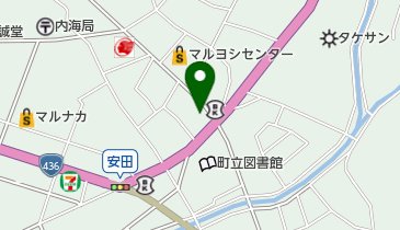 アマンデ内海店の地図画像