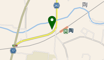 小河ペインティングセンターの地図画像