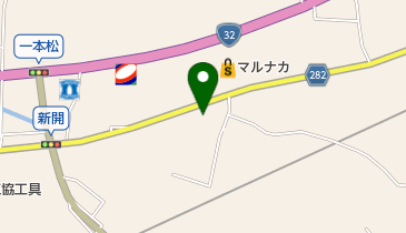 ドライブイン新開の地図画像