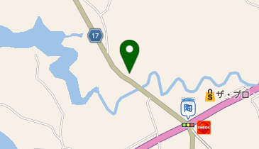 福家美容院の地図画像