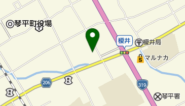 琴平工機株式会社の地図画像