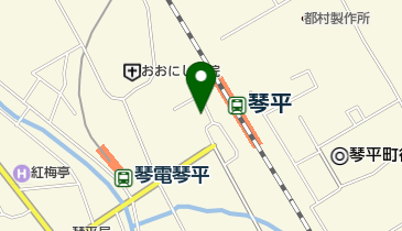 琴平町商工会の地図画像