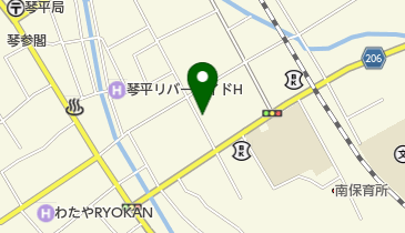 ゲオール化粧品琴平営業所の地図画像